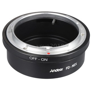 Andoer FX-NEX อะแดปเตอร์วงแหวนสำหรับ Canon FD Lens to Fit For Sony NEX E Mount Digital Camera Body