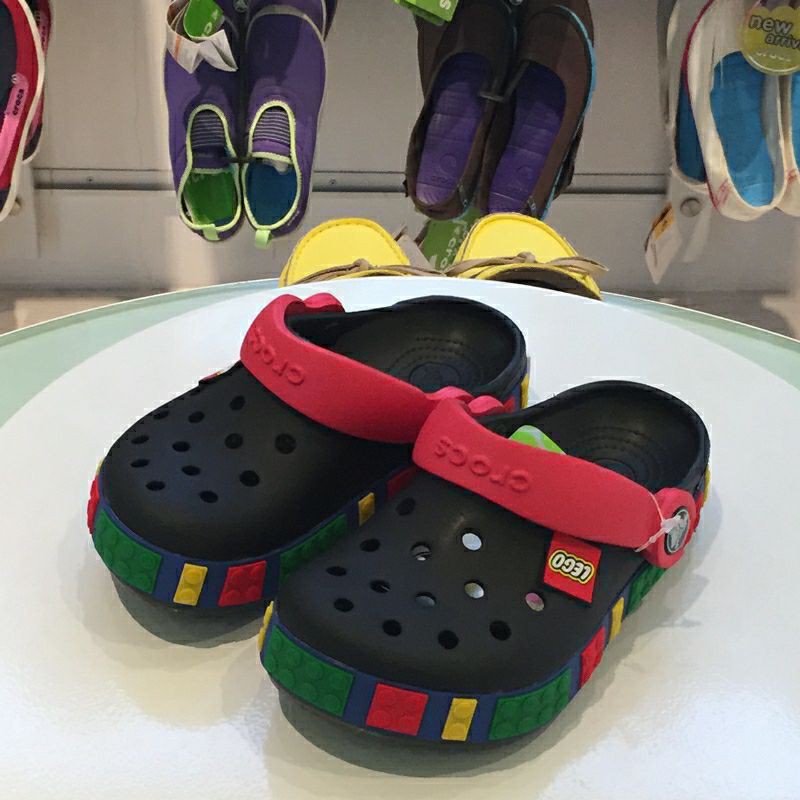 ของแท้ราคาถูกกว่าห้างสรรพสินค้า Crocsรองเท้าเด็กเลโก้ของ เด็กผู้ชายและเด็กผู้หญิง