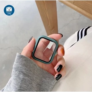 เคส กันรอยสำหรับ watch 11 10 9 8 7 se สำหรับ iwatch case (ใส่ได้เลยโดยไม่ต้องติดฟิล์มกระจก) 38/40/42/44/46/49mm เคสกระจก