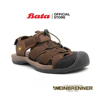 Bata WEINBRENNER SPORT SANDAL รองเท้าลำลอง รองเท้ารัดส้นผู้ชาย สีน้ำตาล รหัส 8594042 / สีดำ รหัส 8596042