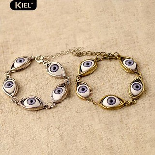 ‴ Unisex Angel Evil ปีศาจตา Eyeball ใหญ่สร้อยข้อมือสร้อยข้อมือเครื่องประดับ Chain