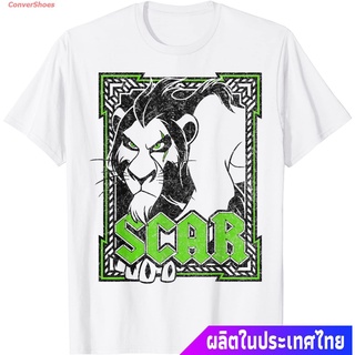 เสื้อยืดยอดนิยม Disney The Lion King Scar Poster T-Shirt Popular T-shirts