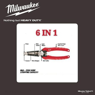 Milwaukee 48-22-3079 6-In-1 สีแดง