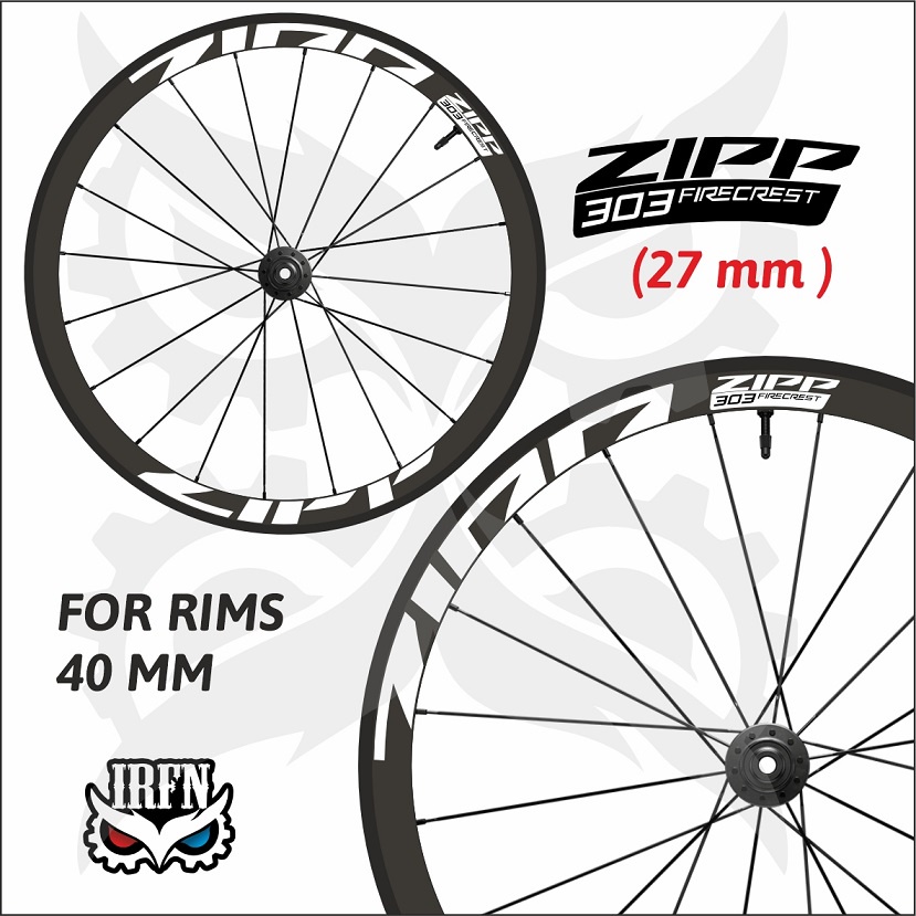 สติ๊กเกอร์ ziprest fire3 กว้าง 28 มม