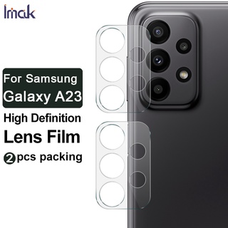 Imak Samsung Galaxy A23 Lens Film ฟิล์มกระจกนิรภัยกันรอยเลนส์กล้อง HD พร้อมฝาปิดเลนส์กล้อง Glass Back Camera Lens Film