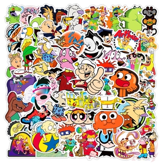 ❉ Mixed Classical Anime Comics Games Series 01 - 90s 00s Memory Cartoon Character สติ๊กเกอร์ ❉ 50Pcs/Set DIY Fashion Luggage Laptop Skateboard Decals Doodle สติ๊กเกอร์