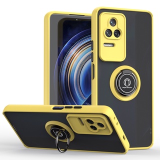 Armor Stand Protection Phone Case Shockproof Ring Holder Bracket Back Cover For Xiaomi Redmi K40S/Poco F4 5G