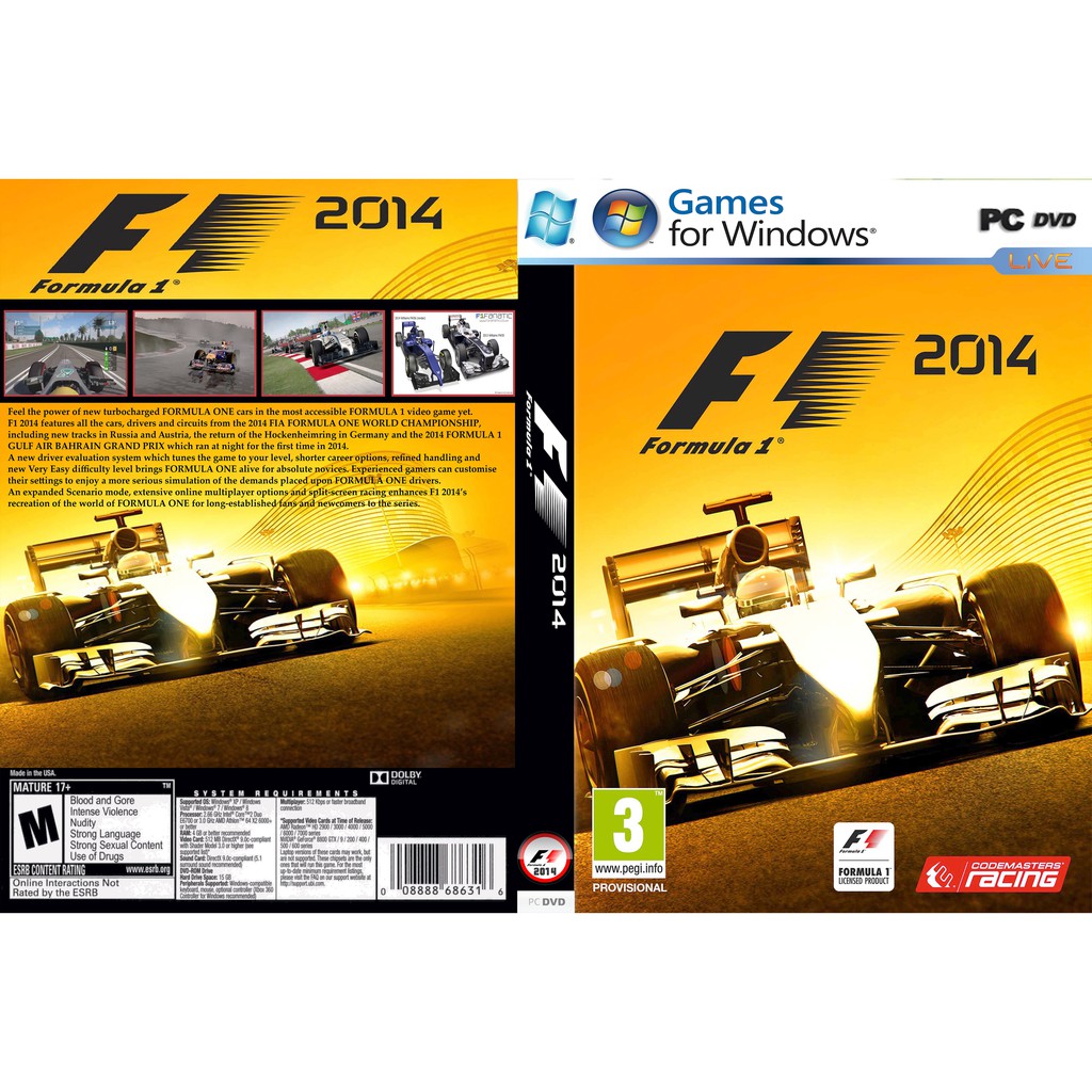 F1 2014 PC GAME [ออฟไลน์ INSTALLATION]