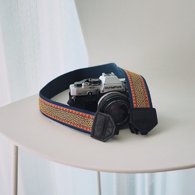 CAMERA STRAP | สายคล้องกล้อง สายสะพายกล้อง รุ่น Golden Thai Style - Large Size(1.5”) by YES IDID.