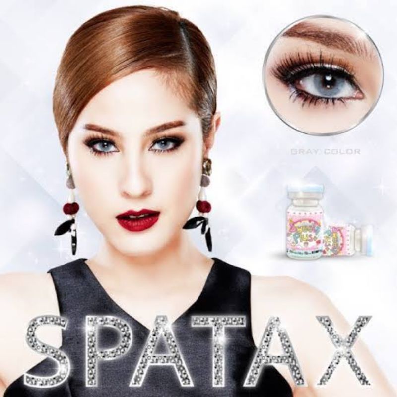 คอนแทคเลนส์ สาย ฝอ. รุ่น Spatax สีเทา/ตาล gray/brown มีค่าสายตา (0.00)-(10.00)