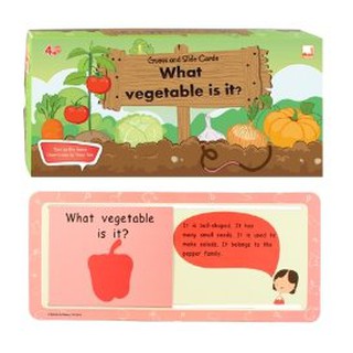 HappyKids ชุด Slide Cards: What vegetable is it ?