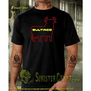 เสื้อยืดผ้าฝ้ายพิมพ์ลายขายดี Yuanl5 [พร้อมส่ง] เสื้อยืดแขนสั้น พิมพ์ลาย Bultaco Bull Motocross Dirtbike พลัสไซซ์ สําหรับ