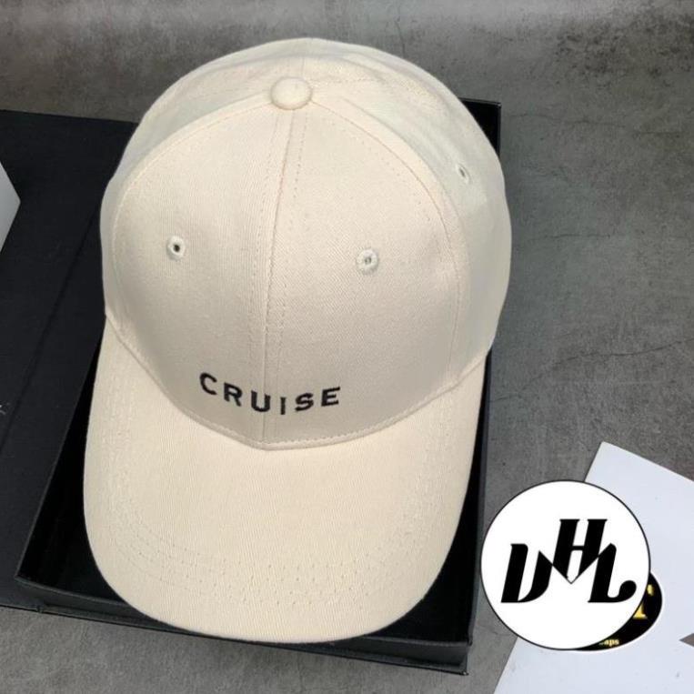 Cruise ปักสีกากีเบสบอลหมวกรูปแบบมาตรฐานแฟชั่นหมวกสําหรับผู้ชายและผู้หญิง