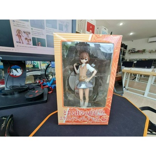 ของแท้ ครบกล่อง ฟิกเกอร์ งานแท้ To Aru Kagaku no Railgun - Misaka Mikoto - EX Figure (SEGA)