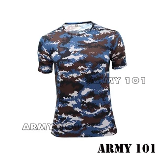 เสื้อยืด เสื้อซับใน ผ้านาโน Nano B0 คอกลม ข้าราชการ ทหารบก ทหารเรือ ทหารอากาศ ตำรวจ ลายพราง ดำ ขาว