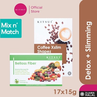 Kitsui Coffee XSlim Shapez + Bellos Fibre (Detox Slimming)