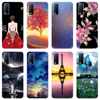 เคสสำหรับ Vivo Y20 Case Silicone Back Cover Soft Casing VivoY20  VivoY20i 2020 cartoon TPU เคส