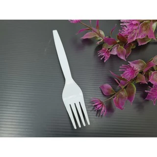 ช้อนพลาสติก ส้อมพลาสติก สีขาว สีใส ช้อนตักแกง ช้อนไอติม มีดพลาสติก พลาสติกคุณภาพดี (40-100 คัน/แพ็ค)