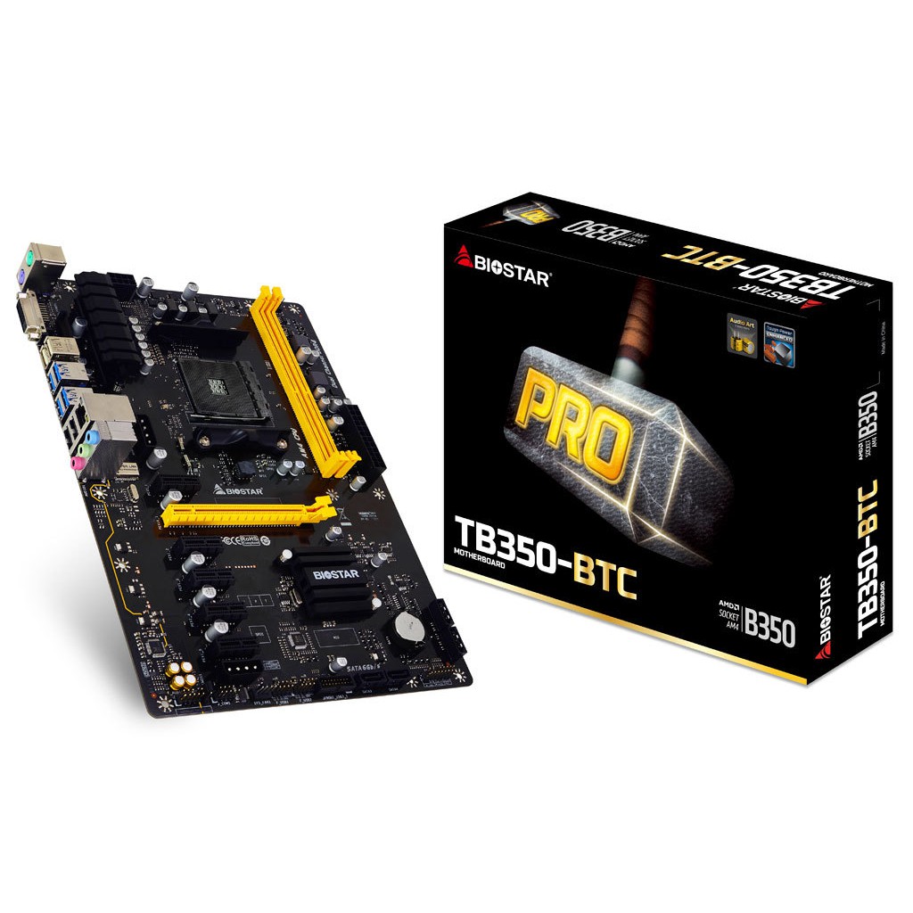 MOTHERBOARD BIOSTAR TB350-BTC