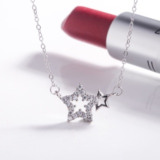 สร้อยคอ TWO LITTLE STAR : MINIMAL NECKLACE (02s-0051)