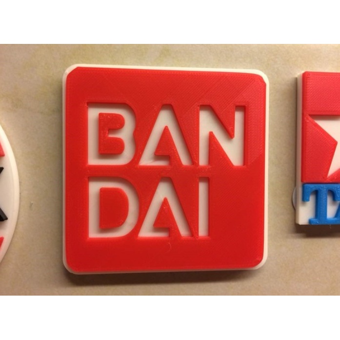 โลโก้ Bandai (ขนาด 125mm x 125mm หรือ 60mm x 60mm)
