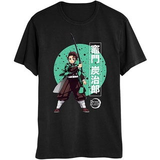 เสื้อยืด พิมพ์ลายอนิเมะ Demon Slayer Kimetsu No Yaiba สําหรับผู้ชาย