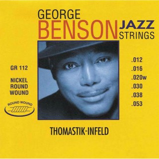 สายกีต้าร์ แจ๊ส ยี่ห้อ Thomastik infeld รุ่น GR112 Nikel round wound 12-53