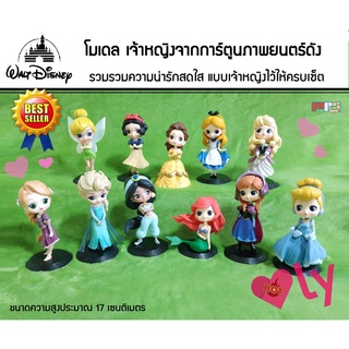 โมเดล เจ้าหญิง ดิสนีย์ ตำนาน จากการ์ตูนภาพยนตร์ดัง Model All Disney Princess ตุ๊กตาน่ารักๆ