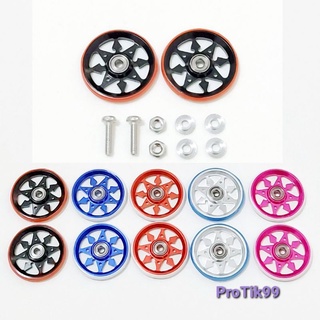 โรลเลอร์ กงจักร 19mm. อลูมิเนียม สำหรับ รถ Mini 4wd 1:32