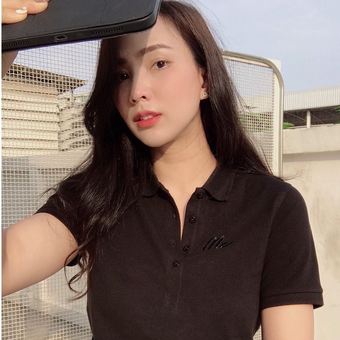 Mc Lady เสื้อยืดคอโปโล Mc ของแท้ 1000%