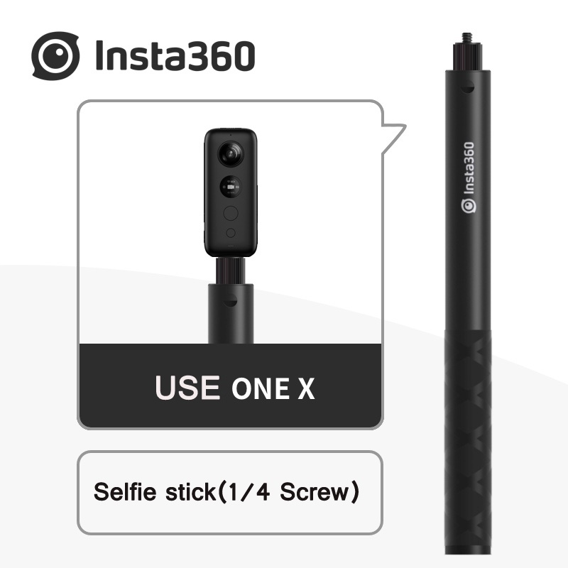 Insta360 ONE X /ONE R Selfie Stick Monopod 1/4 Screw Port Handheld for Insta 360 One 360 VR Panorama Camera Accessories