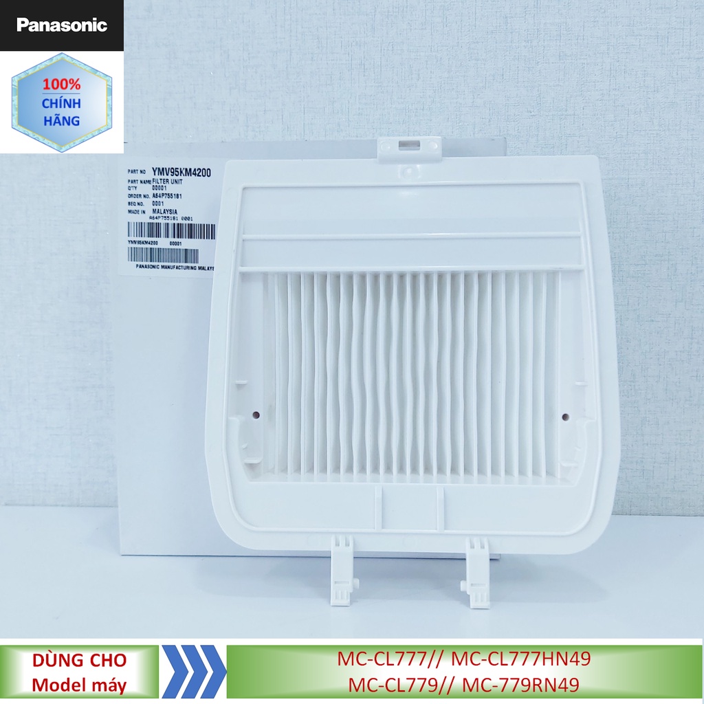 อุปกรณ์เสริม ไส้กรองเครื่องดูดฝุ่น Panasonic รุ่น MC-CL777 MC-CL777HN49 MC-CL779 MC-CL779RN49 YMV95K
