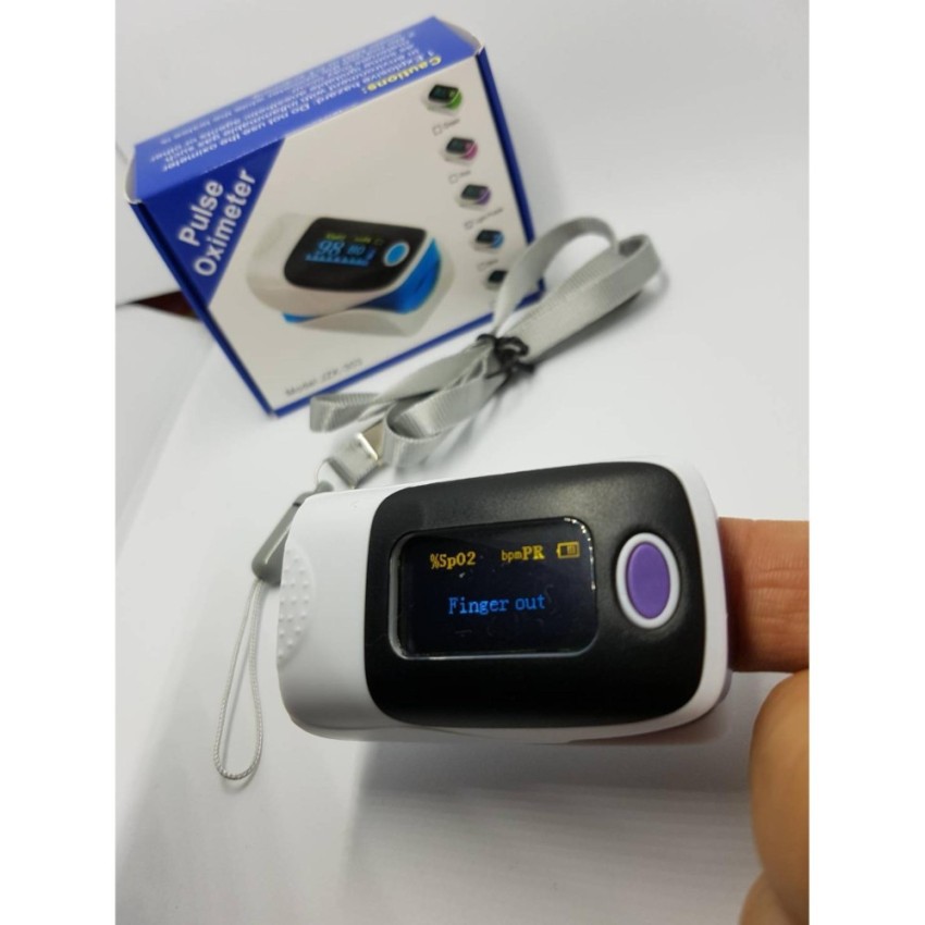 เครื่องวัดออกซิเจนในเลือดและชีพจร ( Fingertip Pulse Oximeter ) JZK303