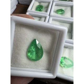 Lab created Emeralds 4 carats size 8.50x13 mm