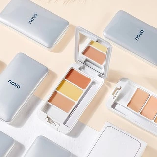 คอนซิลเลอร์เนื้อครีม Novo Concealer [5350] เนื้อดี ปกปิดมิดชิด ใช้สำหรับปกปิดรอยคล้ำใต้ตาและริ้วรอยต่างๆ