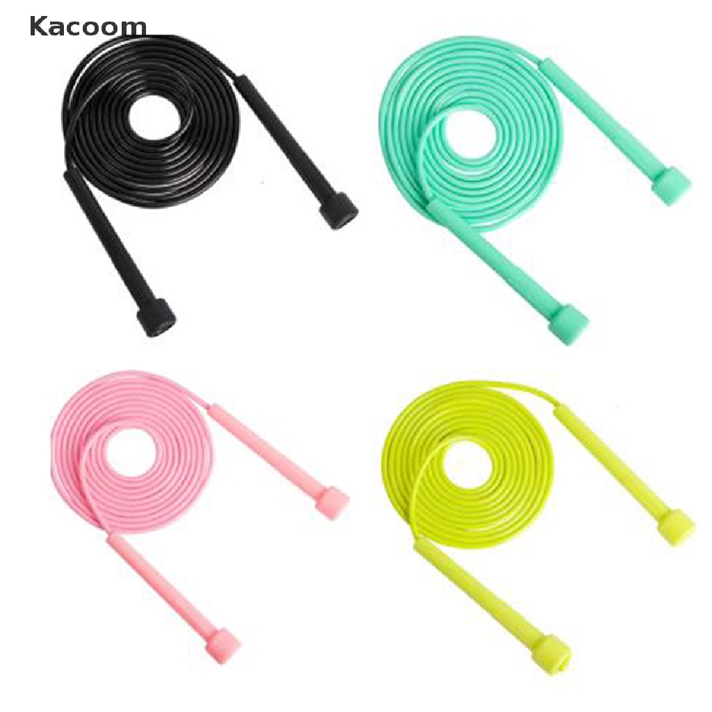 Kacoom 1Pc Speed Jump Rope Kids PVC Skipping Rope Adjustable Fitness Equipment TH