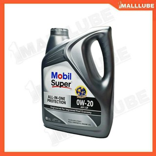 Mobil Super 0W-20 3.5 ลิตร โมบิล ALL-IN-ONE PROTECTION มาตรฐาน API SP สูงสุด สังเคราะห์แท้ 100%