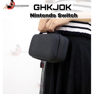 พร้อมส่ง!! กระเป๋าพกพา GHKJOK for NINTENDO SWITCH Hard Carrying Cover Case (Black) มีบริการเก็บเงินปลายทาง