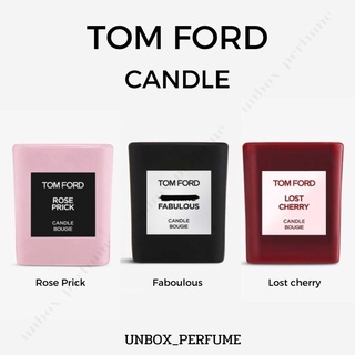 Tom Ford TF scented candle 200g Lost cherry / Rose Prick / Faboulous เทียนหอม ขนาด 5.7 ซม.