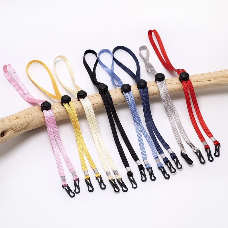 (ขั้นต่ำ20บาท) สายคล้องแมส สายแบน ไนลอน