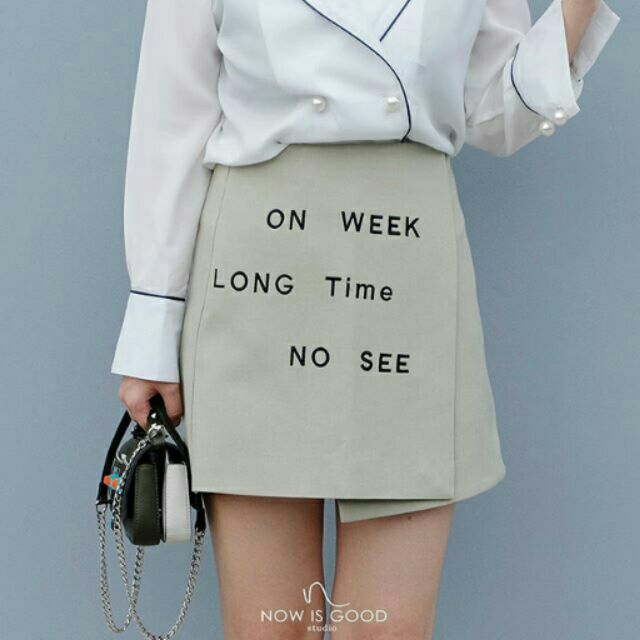 Alphabet skirt