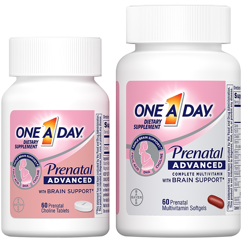 One A Day Prenatal Advanced Multivitamin & Brain Support วิตามินรวมคน