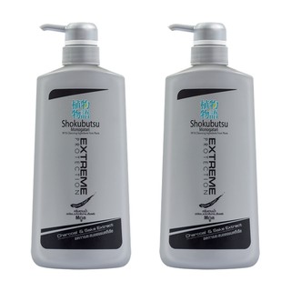 SHOKUBUTSU For Men ครีมอาบน้ำ สำหรับผู้ชาย โชกุบุสซึ โมโนกาตาริ Extreme Protection 500 ml 2 ขวด