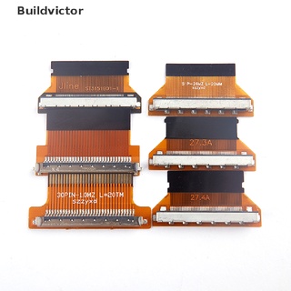 Buildvictor อะแดปเตอร์บอร์ดสายเคเบิลหน้าจอ Fpc Lvds Edp ยืดหยุ่น