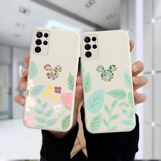 เคส OPPO A15 A54 A5S A3S A55 A53S F17 PRO A16S A12S A12E A36 A76 A96 A16 A95 A7 A5 A9 A31 A53 A12 A1K Reno 5 4 5F 4F A74 A15S A52 A11K A92 A35 A11 A93 A32 A72 A94 A33 เคสโทรศัพท์มือถือแบบนิ่ม ลายมิกกี้ มินนี่เมาส์ ดอกไม้ สําหรับ เคสโทรศัพท์มือถือ