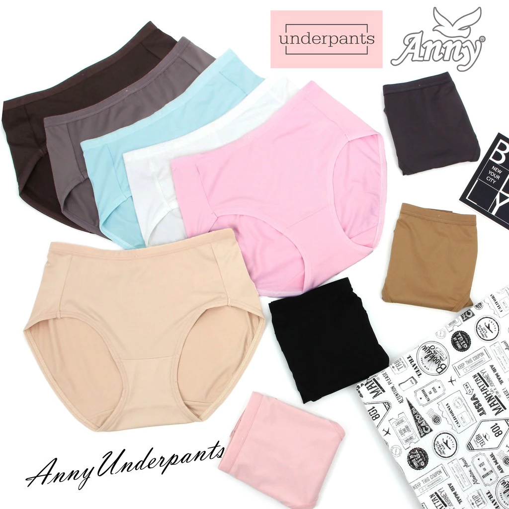 กางเกงในผู้หญิง Annyบรา รุ่น6072/6073 กางเกงใน ทรงFull เนื้อผ้านุ่มเย็น ใส่สบาย กระชับ ไม่อับชื้น ระบายอากาศดี