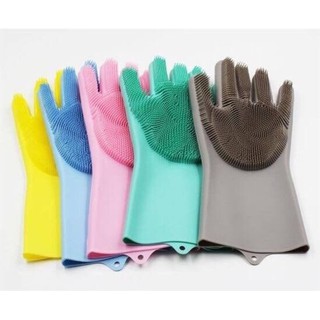 Magic Silicone Dishwashing Gloves