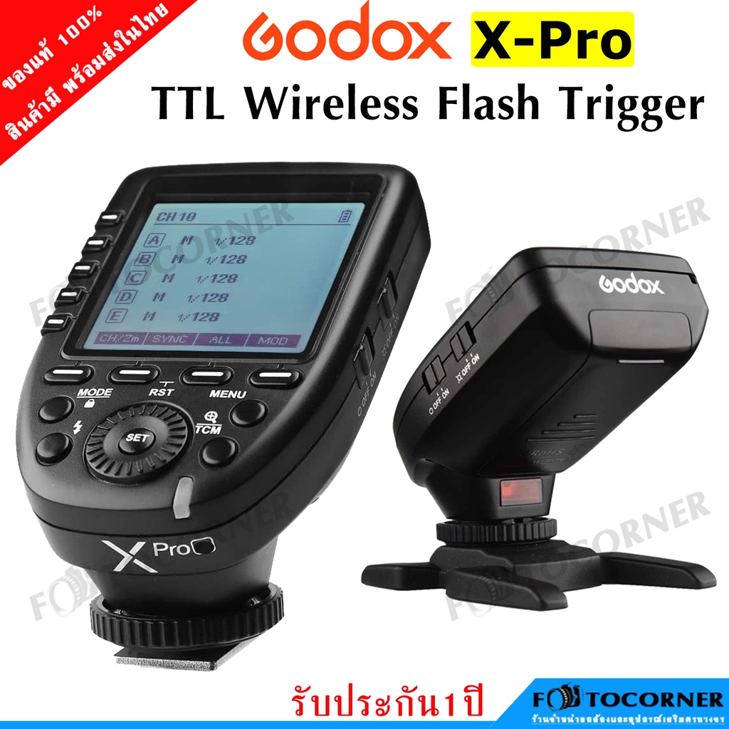 GODOX X-PRO Trigger TTL wireless Flashตัวส่งสัญญาณแฟลชระบบ TTL ซิงค์แฟลช Hi-Speed Syn สูงถึง1/8000s รับประกัน1ปี