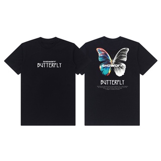 เสื้อยืดผ้าฝ้าย Butterfly AESTHETIC เสื้อยืด / เสื้อยืดผู้ชาย / เสื้อยืดผู้ชายสุดเท่ / เสื้อยืดพรีเมี่ยม / เสื้อยืดล่าสุ