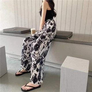 ** พร้อมส่ง ** กางเกงอัดพลีท กางเกงขายาว ขาปล่อย ขาจั๊ม กางเกงแฟชั่น ใส่สบาย